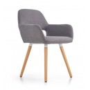 Стул HALMAR K283 серый/натуральный